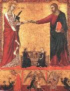 Barna da Siena The Mystical Marriage of Saint Catherine sds painting